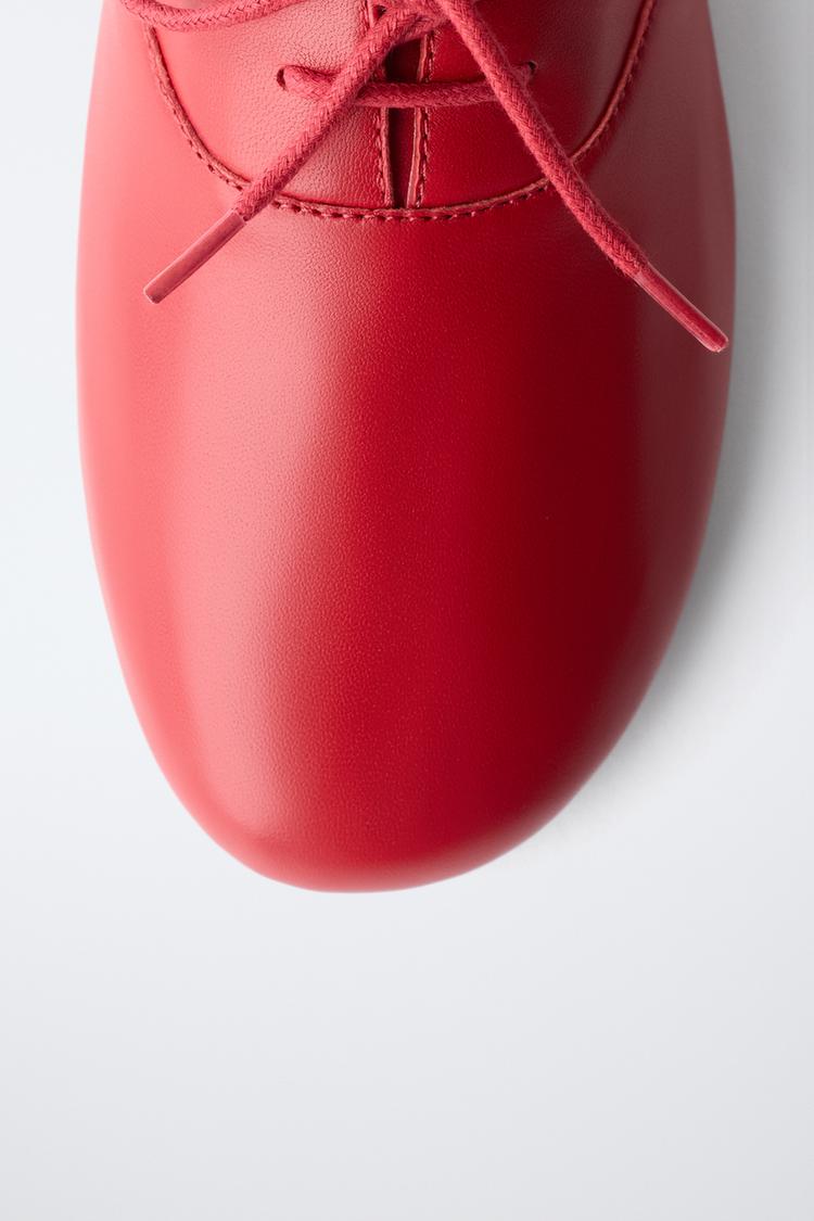 Zapatos Derby de cuero con cordones 6