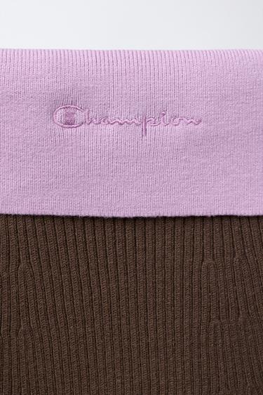 CHAMPION ® X ZARA KNITTED SKIRT - Chocolate brown by Zara - Image 3