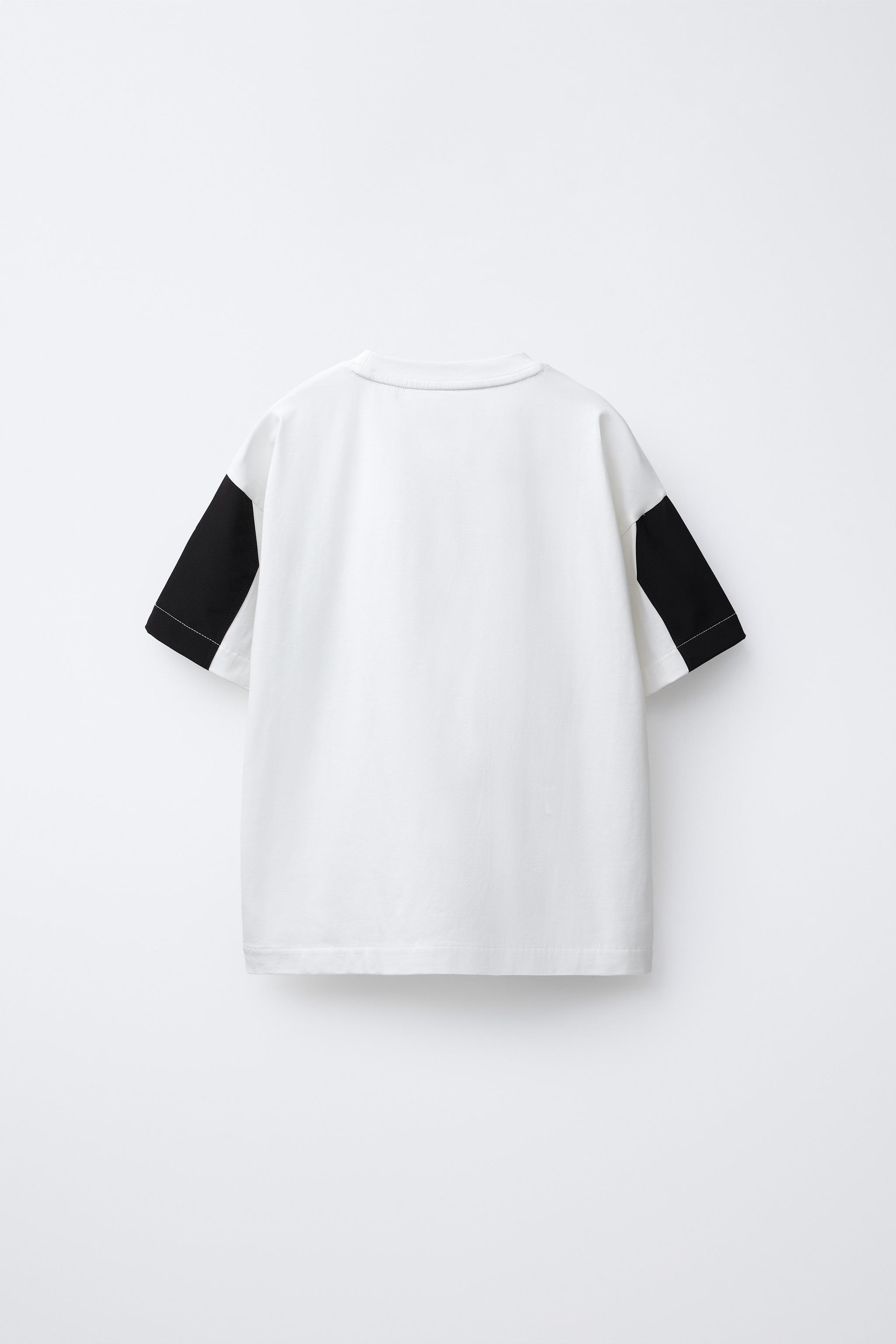 SPORTY T-SHIRT WITH POCKET - White | ZARA South Africa