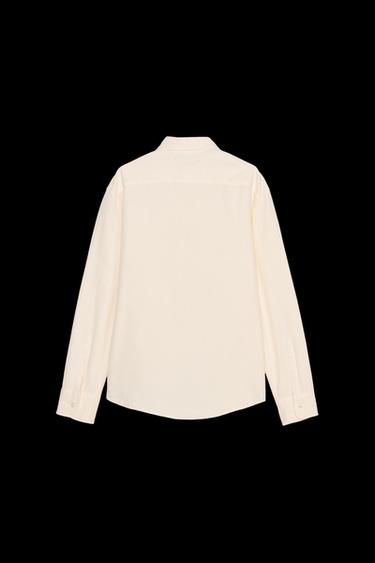 CAMISA BOLSILLO ZW COLLECTION - Crudo de Zara