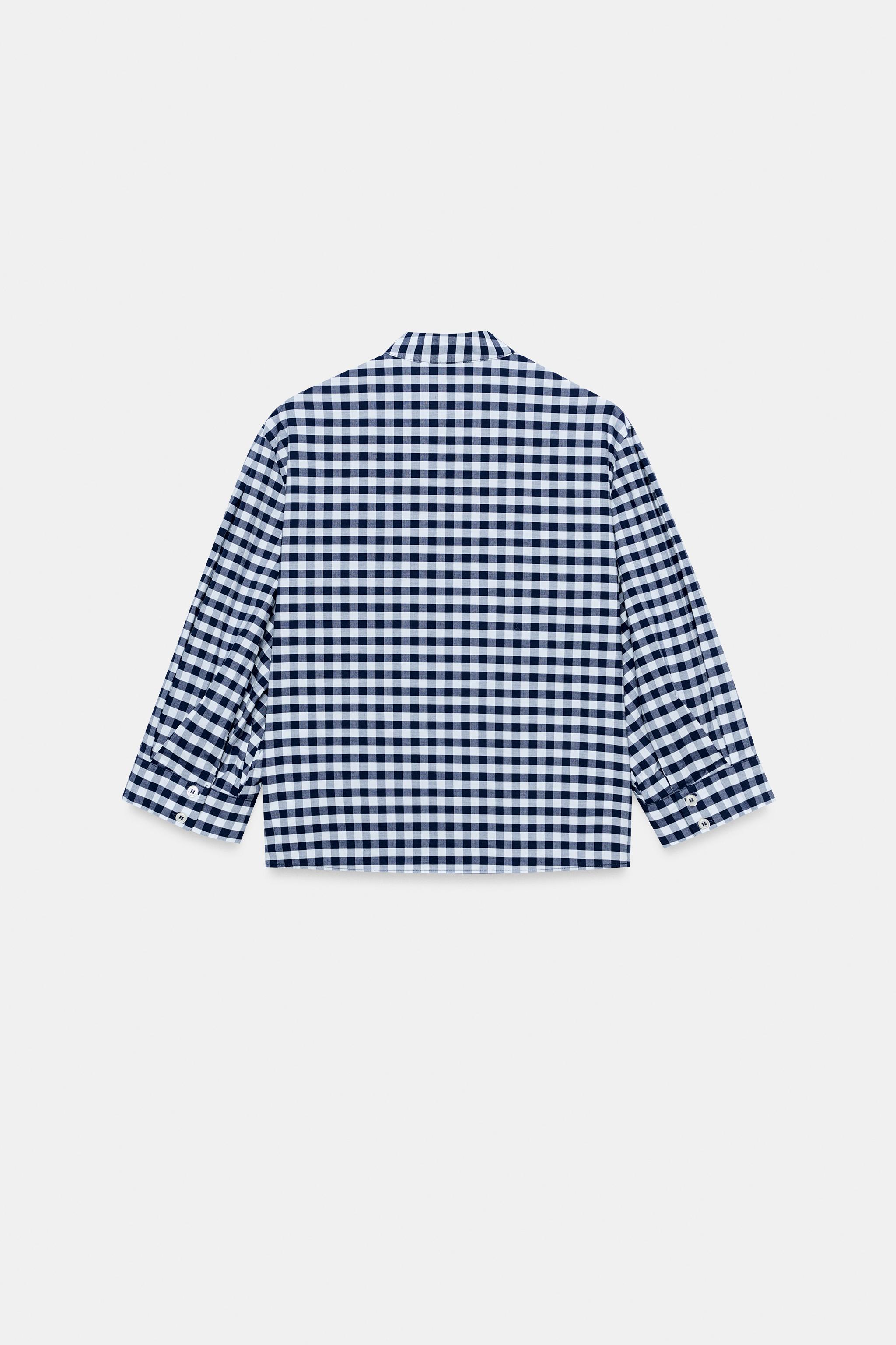 ZW COLLECTION GINGHAM SHIRT