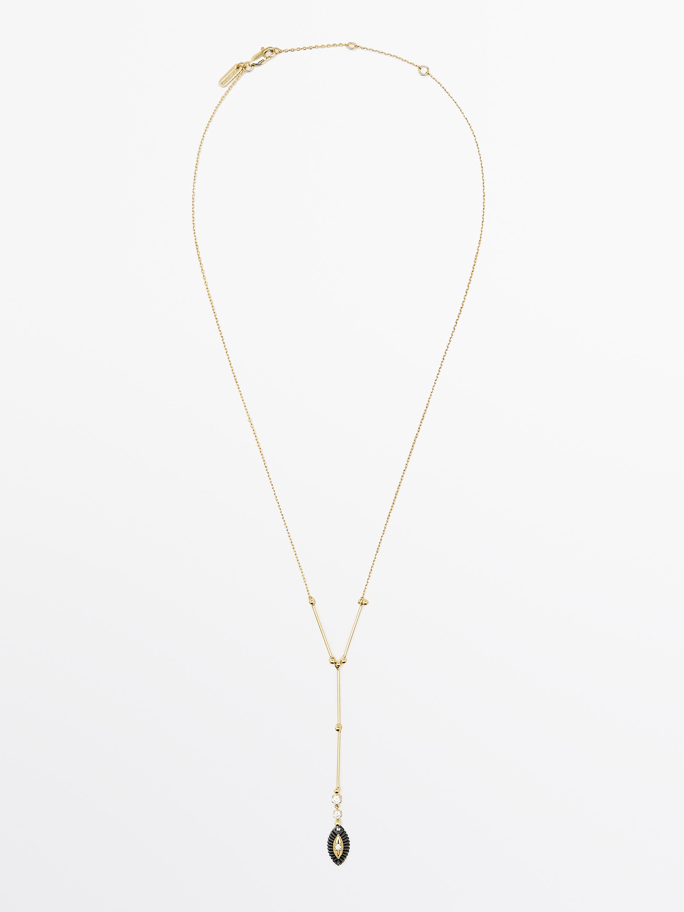Collier bijou brillants
