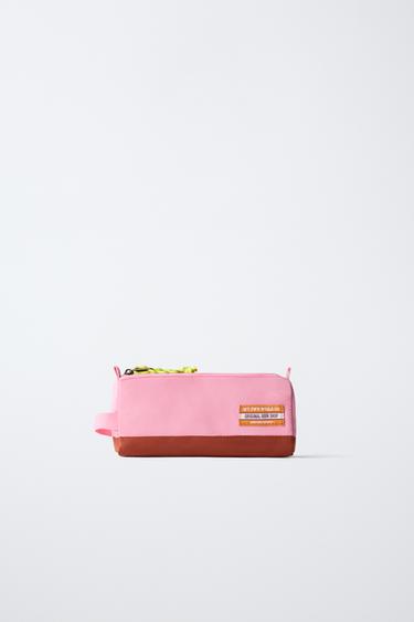 Zara MULTICOLOR TOILETRY BAG - Pink