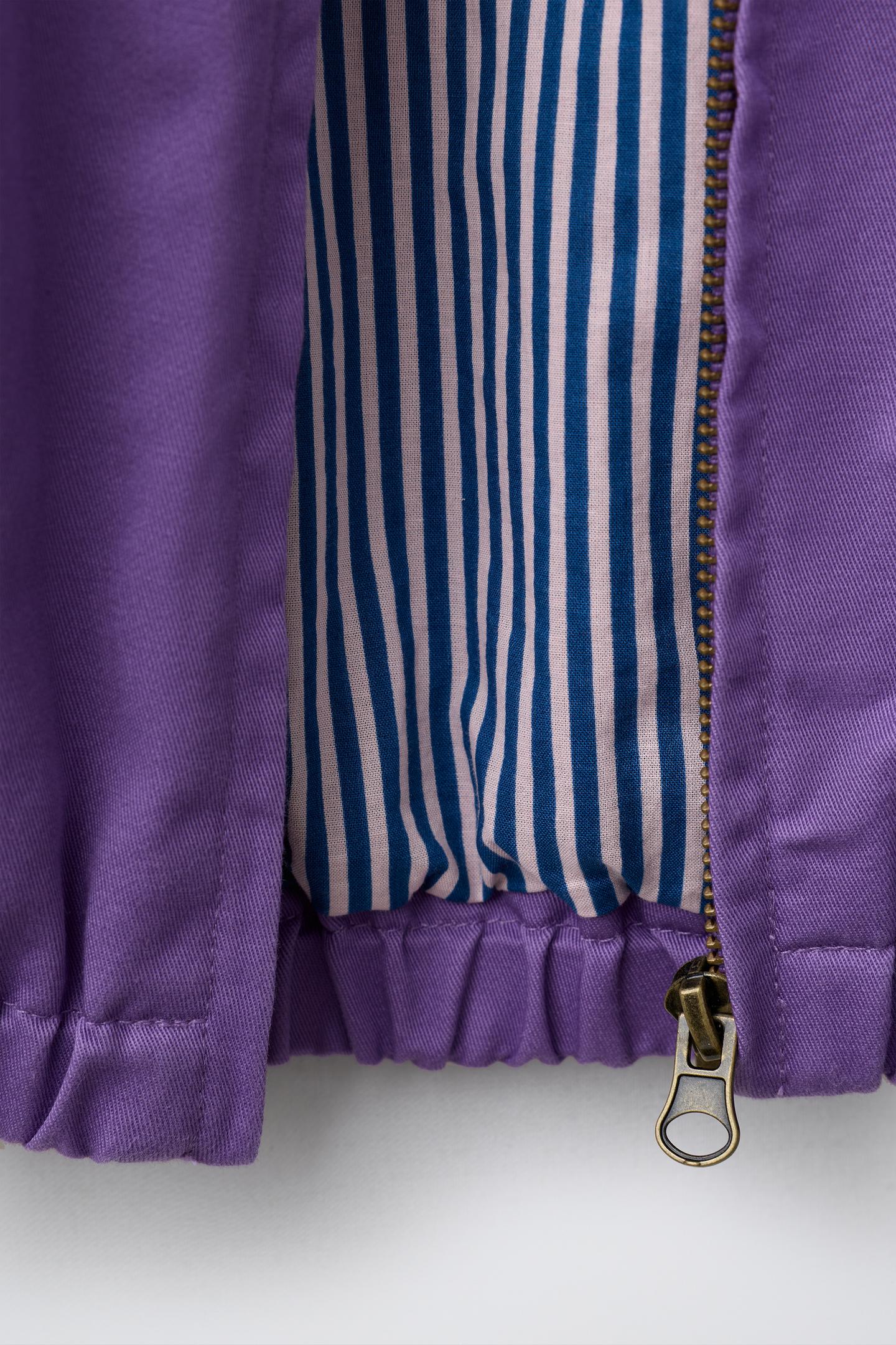 Детская куртка Zara Fruit OF the Loom™ Embroidered, цвет: Розовато-лиловый — фото 5