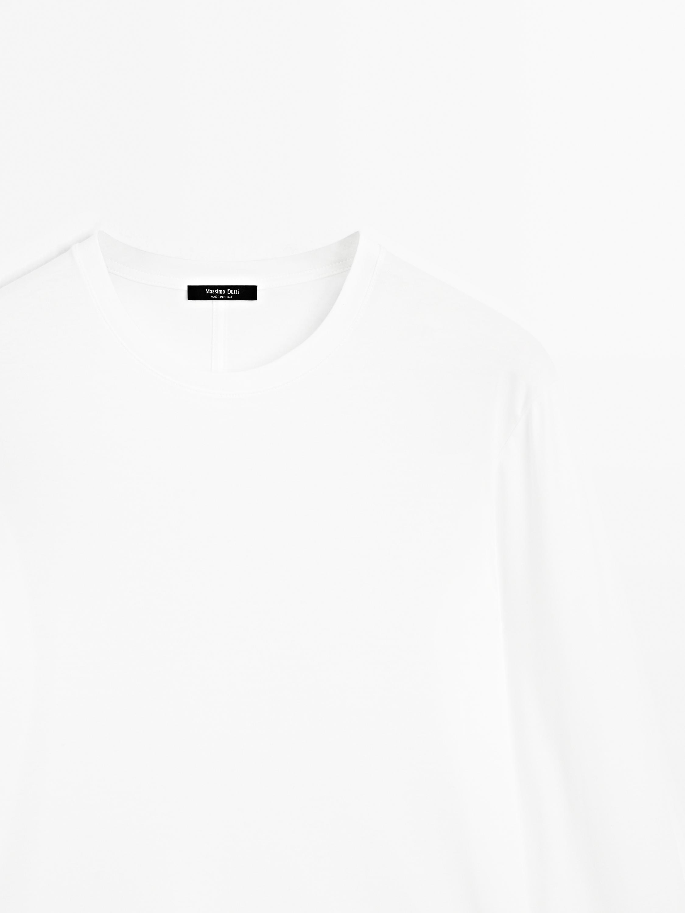T-shirt à manches longues 100 % coton