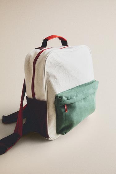 SAC À DOS ENFANT EN COTON - Multicolore de Zara