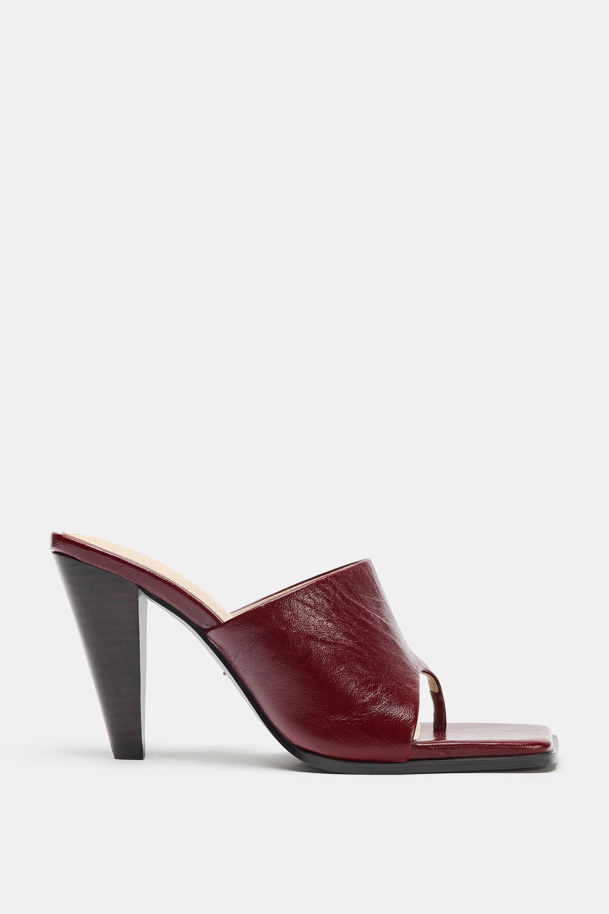 SANDALES À TALONS EN CUIR ÉDITION LIMITÉE
