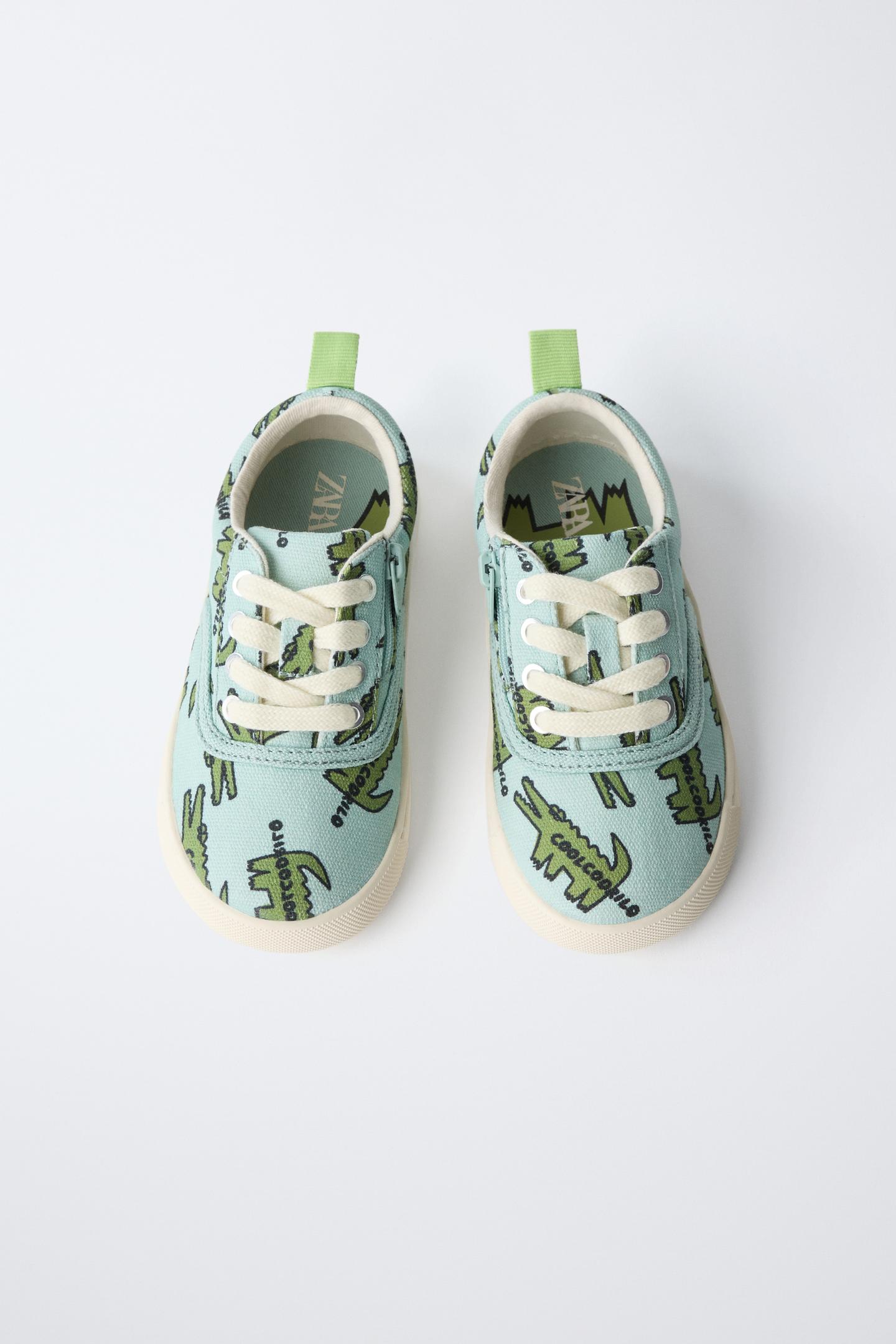 Детские кроссовки Zara Crocodile Print, цвет: Разноцветный — фото 5