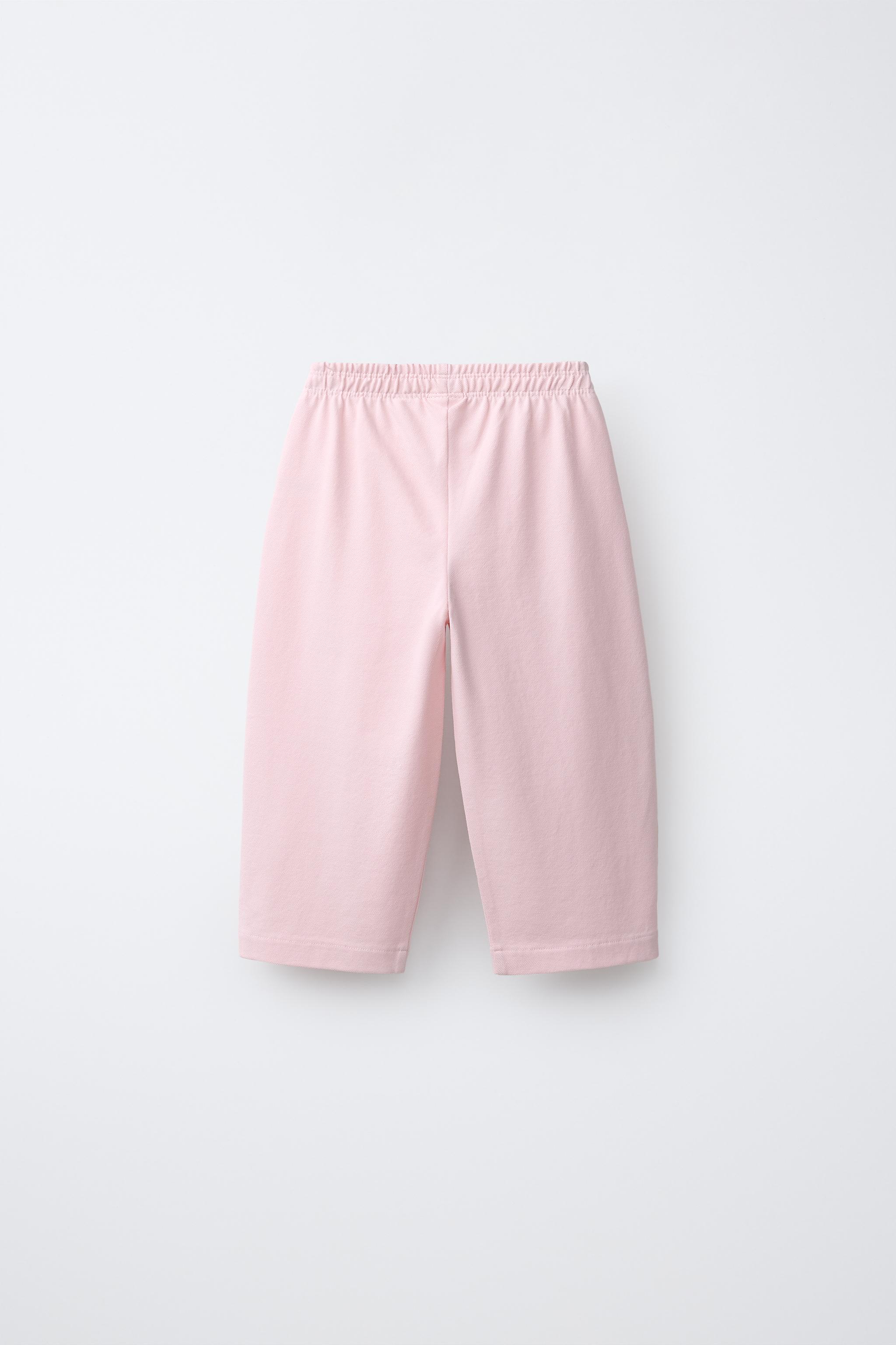 PIQUE WIDE LEG PANTS