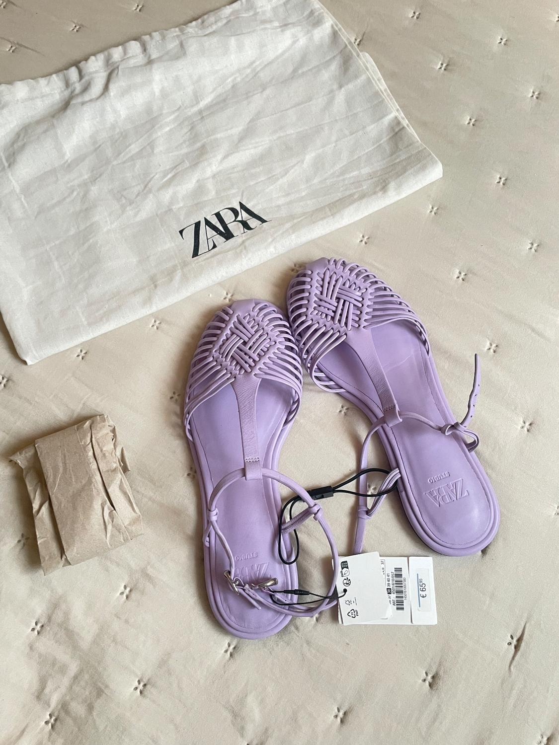 LIMITED EDITION BRAIDED LEATHER CAGE SANDALS - Image 2
