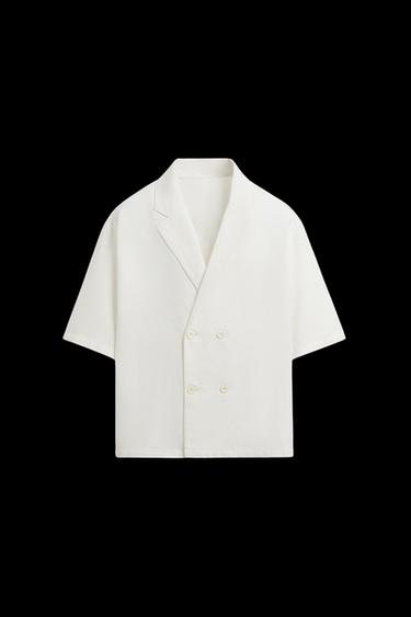 KIMONO-HEMD - Weiß von Zara - Bild 0