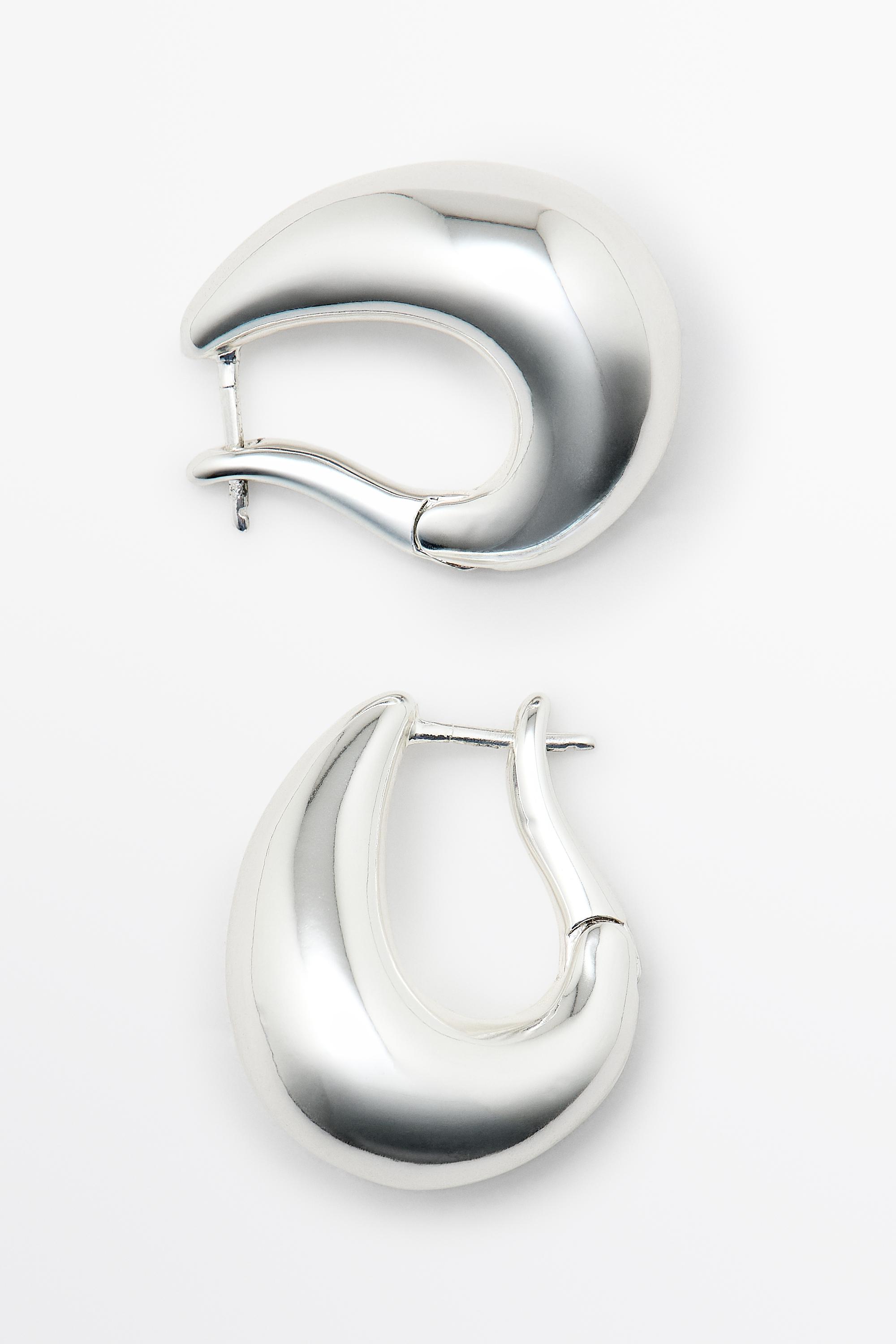 Boucles d'oreilles créoles détail goutte