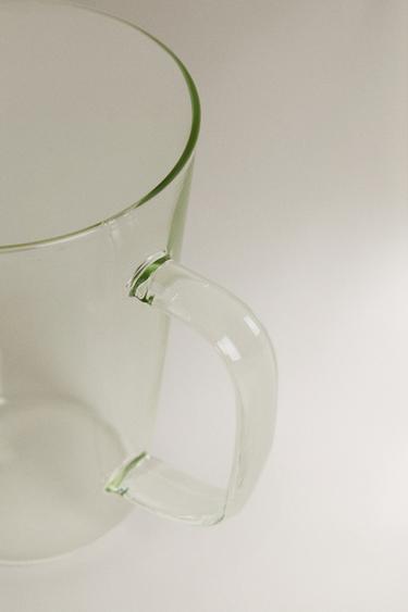 BOROSILICATE MUG WITH INITIAL B - Yellow by Zara - Image 2