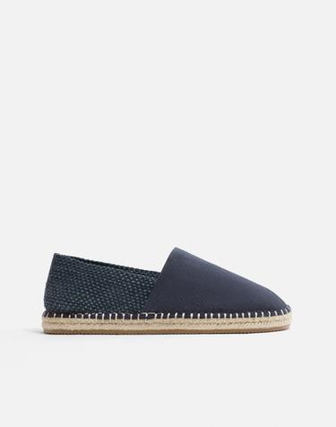 Zara FABRIC ESPADRILLE - Blue