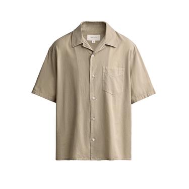 CAMISA VOILE ALGODÓN - Gris topo de Zara