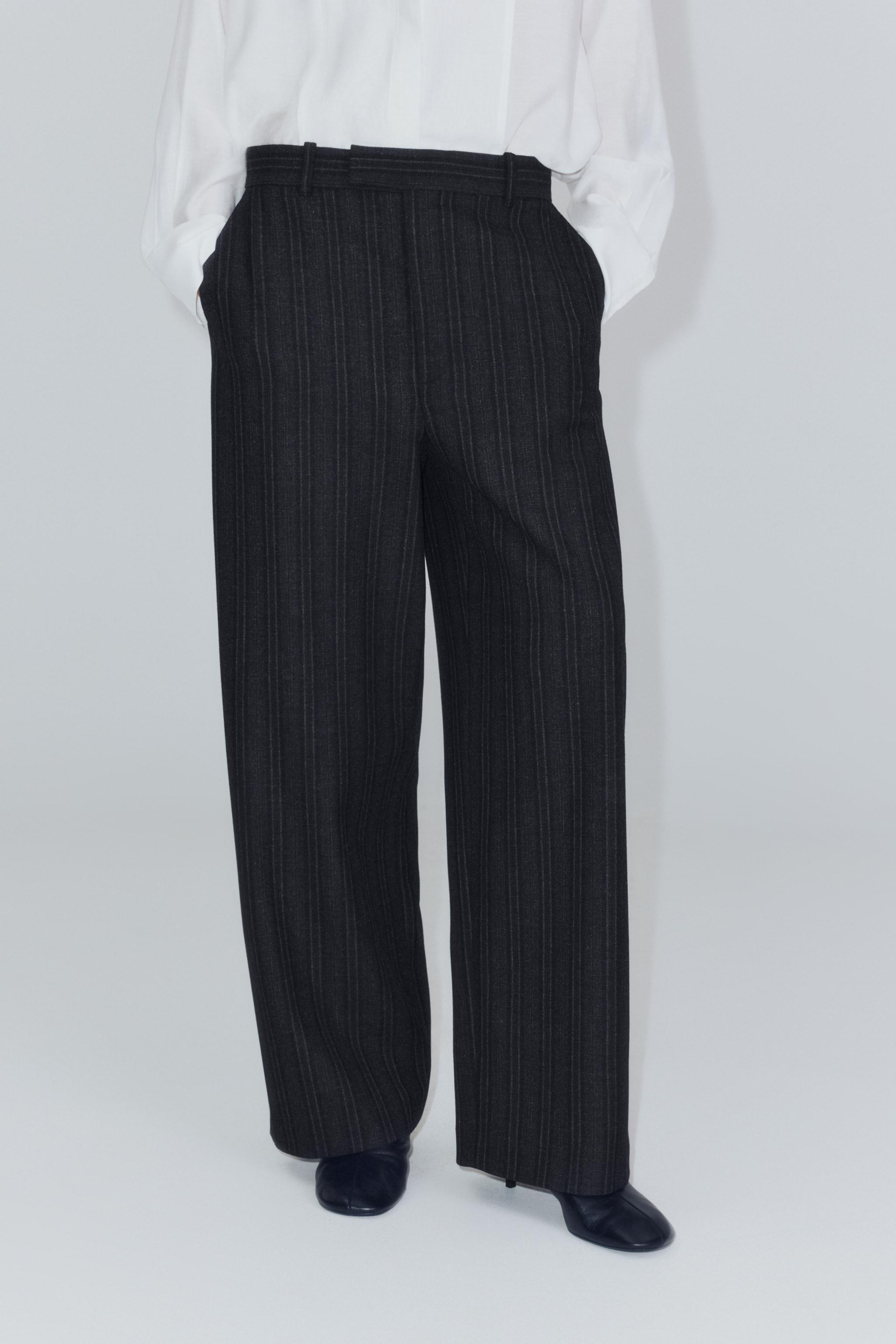 PANTALON BARREL RAYURES ZW COLLECTION