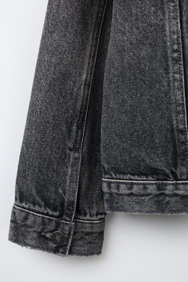 DENIM JACKET - Grey by Zara - Image 3