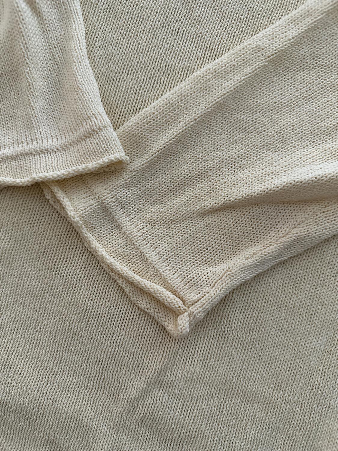 ΠΛΕΚΤΗ ΜΠΛΟΥΖΑ RELAXED FIT ΜΕ ΣΧΕΔΙΟ ΠΛΕΞΗΣ - Image 2