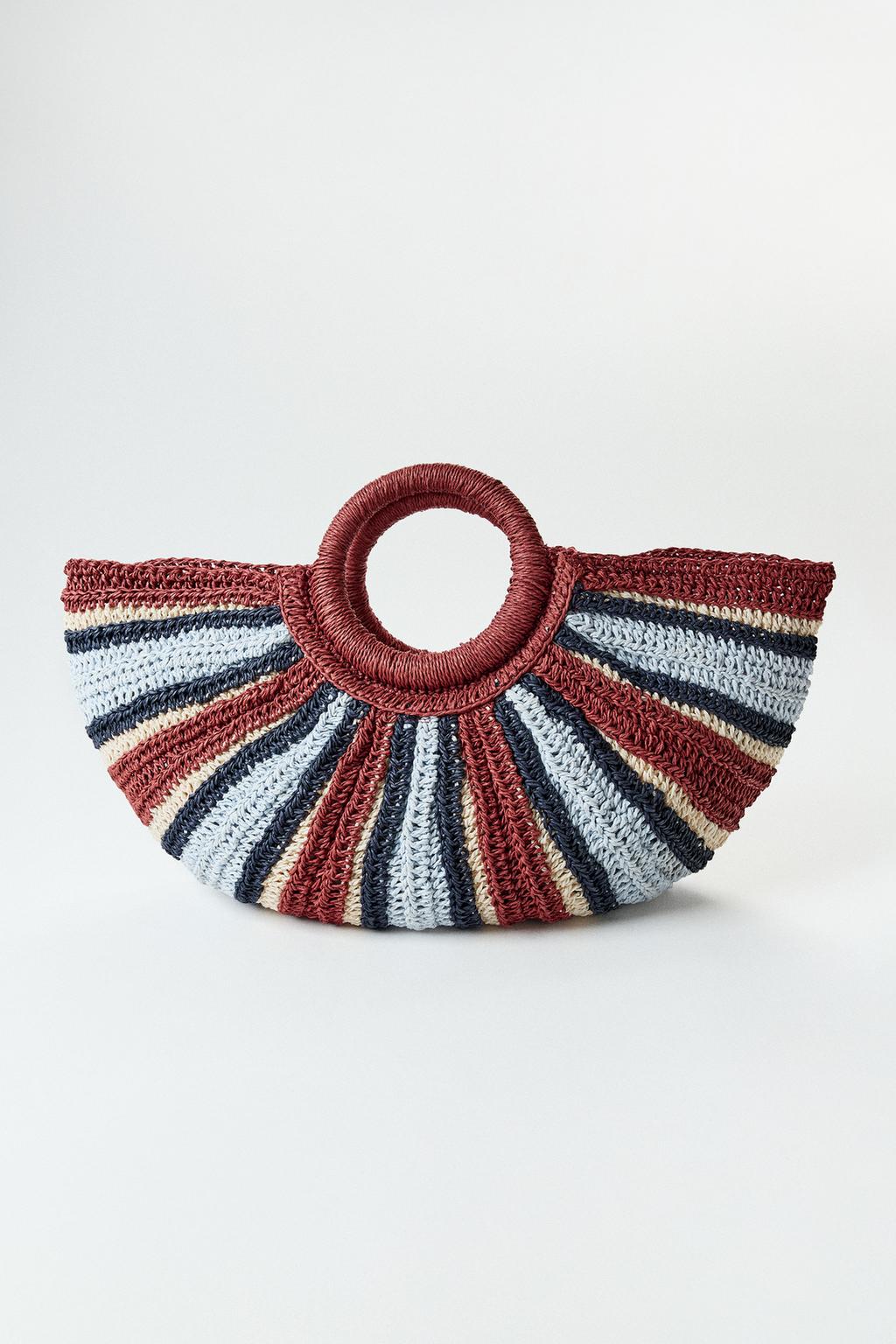 BRAIDED EFFECT HANDBAG