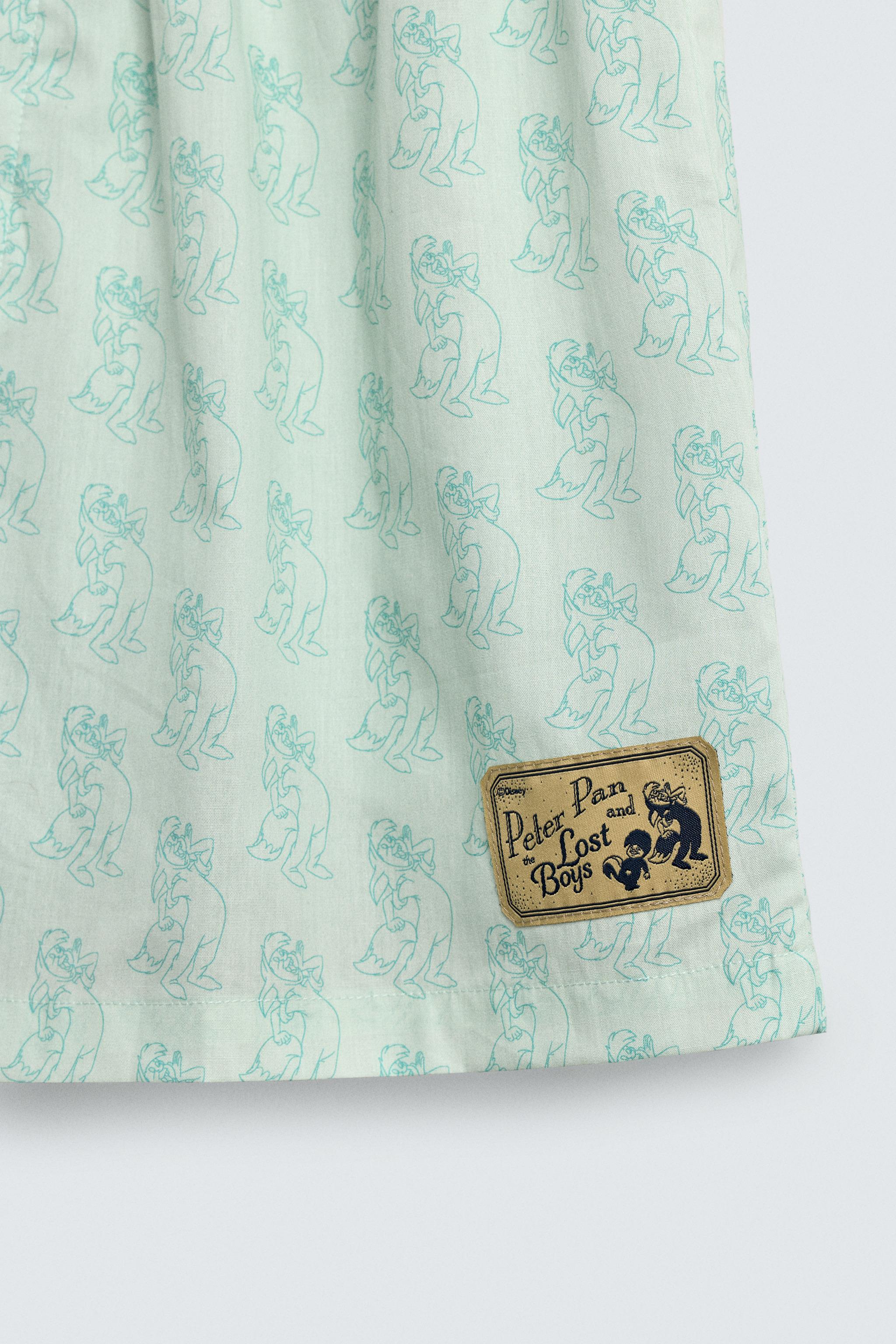 PETER PAN CUB BOXER SHORTS HARRY LAMBERT FOR ZARA X DISNEY