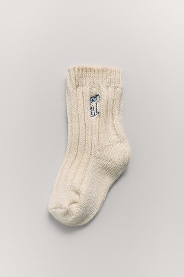 Zara ZARA TIMELESS - ORFAYO © KNIT SOCKS - Ecru