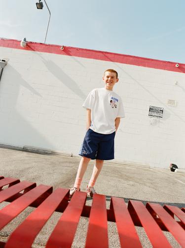 Zara TECHNICAL SHORTS - Blue