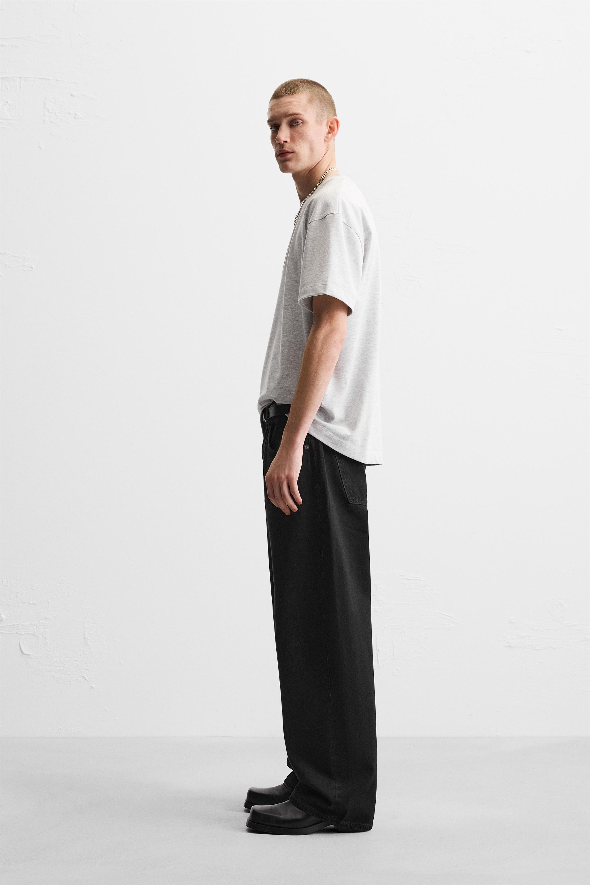 BAGGY FIT デニムパンツ - ミディアムブルー | ZARA Japan / 日本