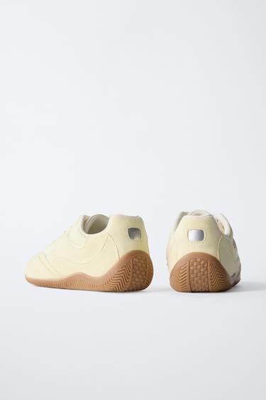 PASTEL TRAINERS - Yellow by Zara - Image 3
