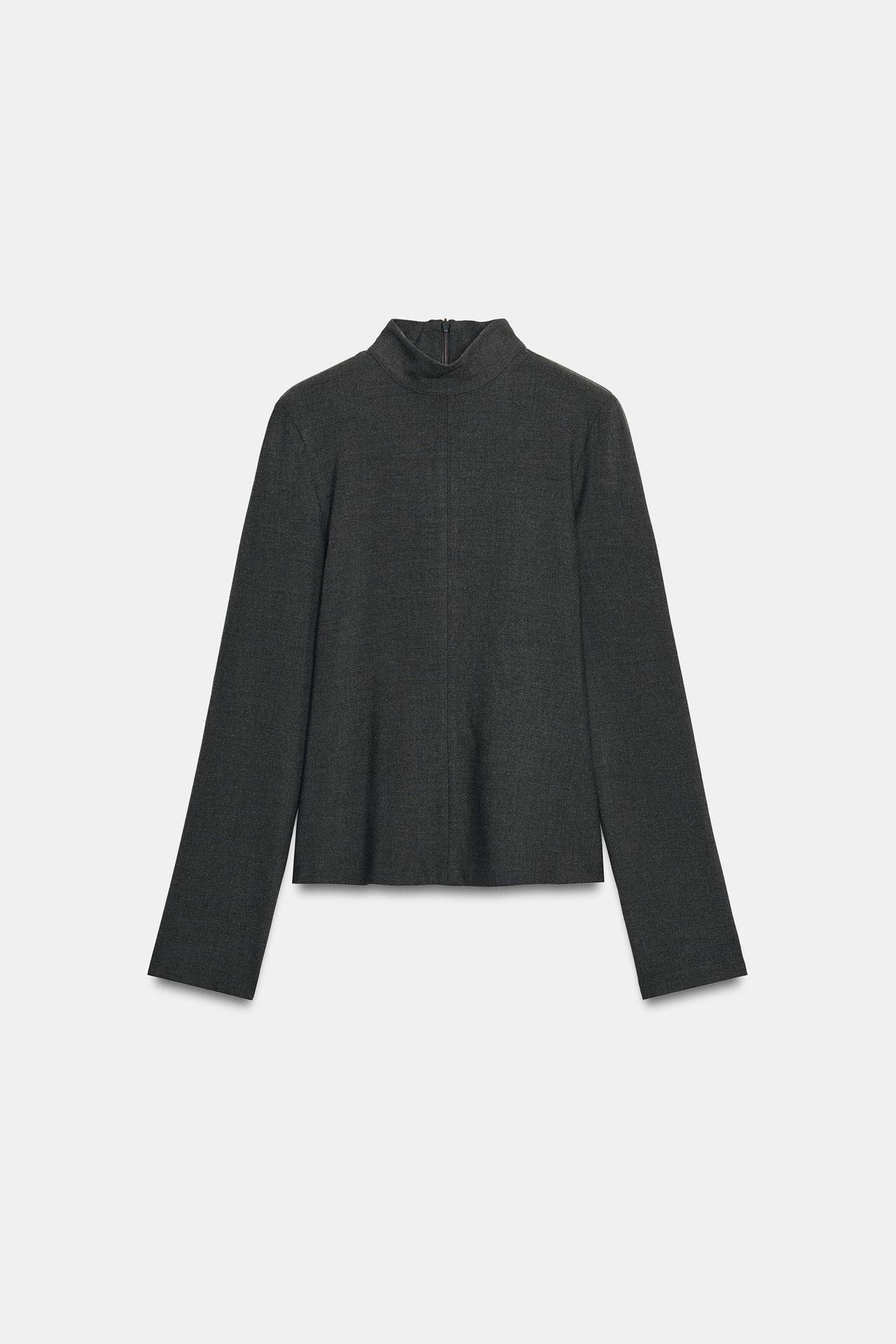 SHOULDER PAD TOP — Gray
