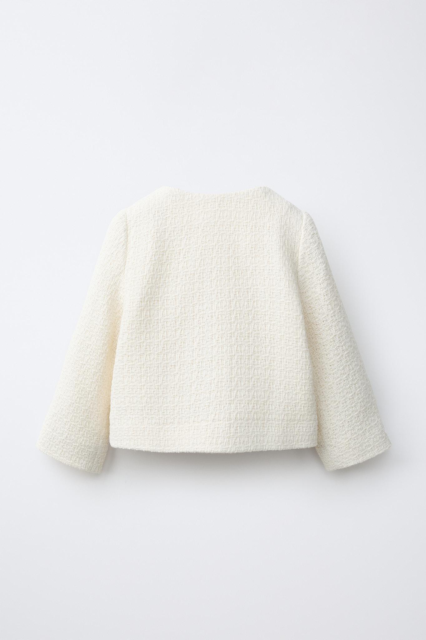 TEXTURED BOW JACKET