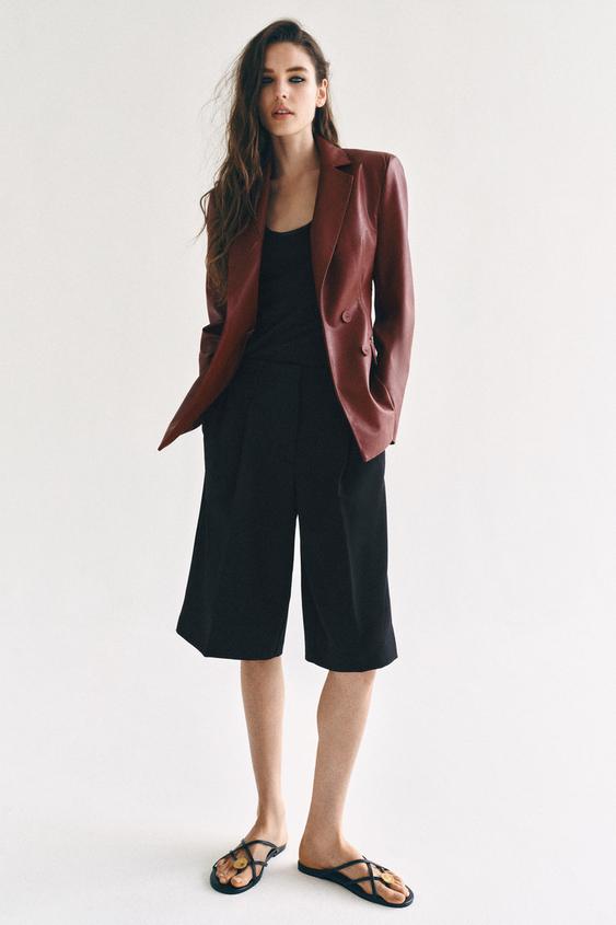 BELTED BERMUDA SHORTS - Black by Zara - Image 0