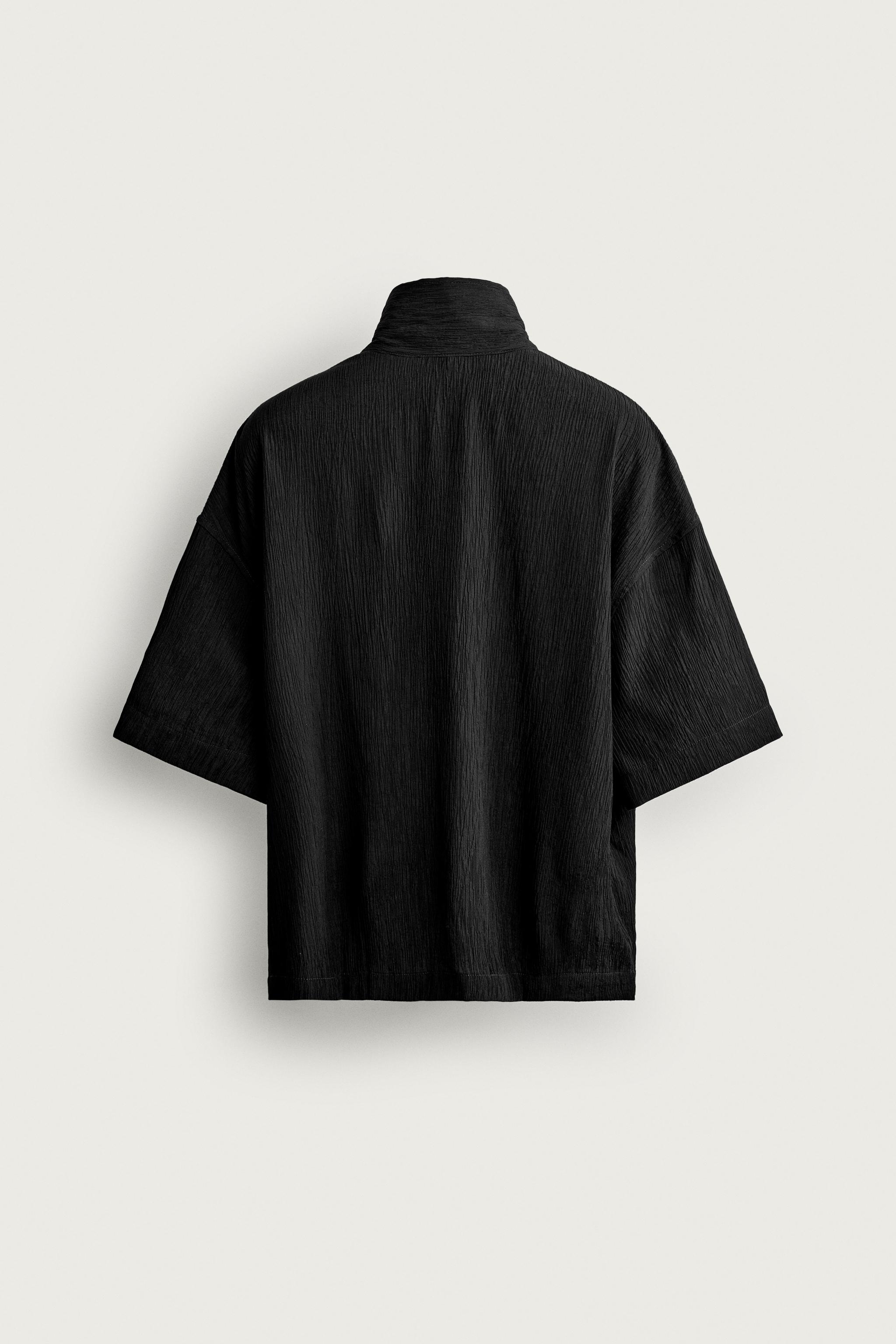 CHEMISE RELAXED FIT TEXTURÉE