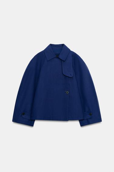 ZW COLLECTION DOUBLE-BREASTED JACKET - Bluish by Zara - Image 0