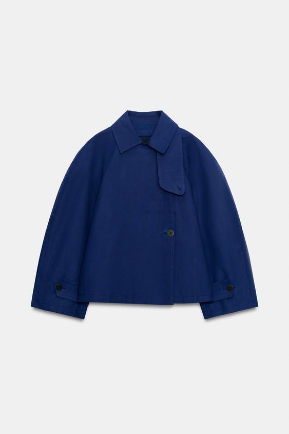 ZW COLLECTION DOUBLE-BREASTED JACKET - Bluish by Zara - Image 0