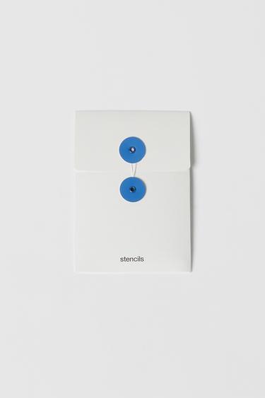 SET OF STENCILS - tinted leather by Zara