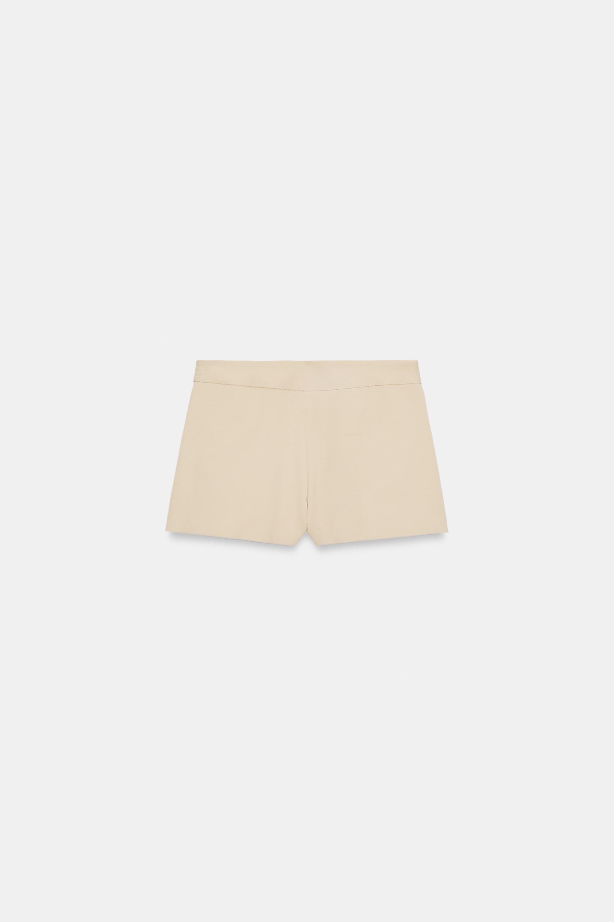 Женские юбки Zara LOW-RISE WRAP SKORT — фото 8
