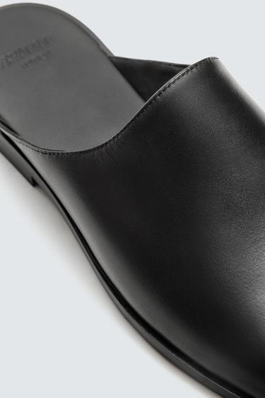 SABOTS EN CUIR ÉDITION LIMITÉE - Noir de Zara - Image 5