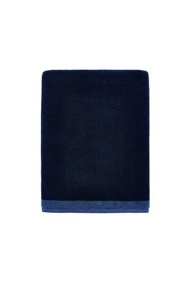 CONTRAST BEACH TOWEL - Bluish by Zara