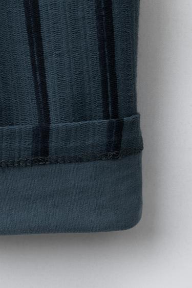 STRIPED STRAIGHT TROUSERS - Blue by Zara - Image 3