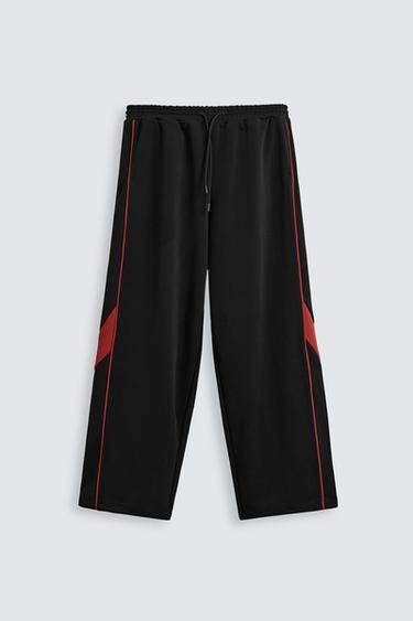 CALÇA RETRÔ FUTEBOL - Preto da Zara