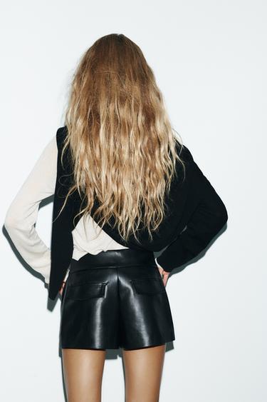 SHORT MINI - Noir de Zara - Image 4