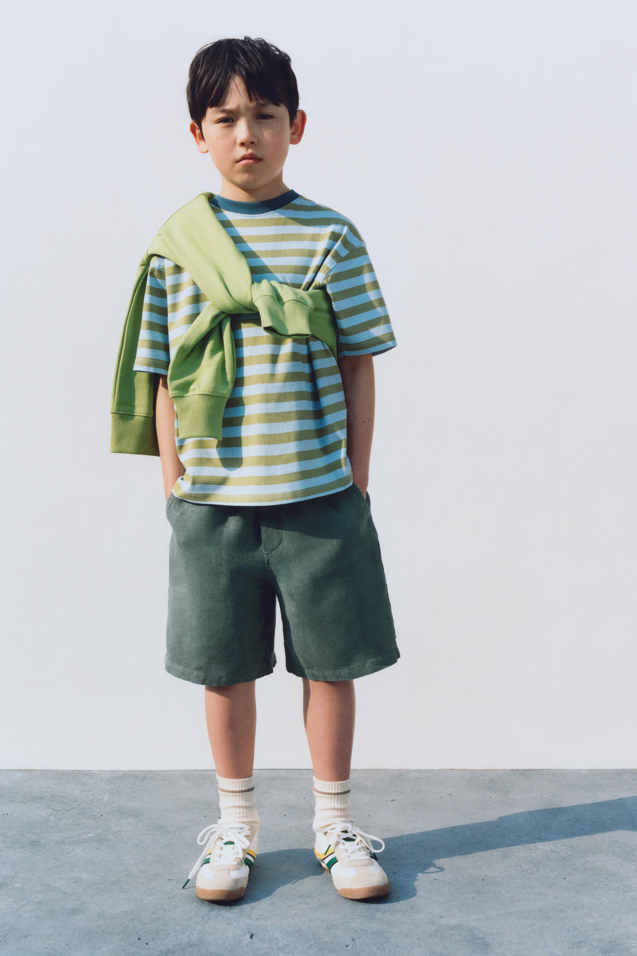 【海外輸入】 男の子用ストライプTシャツ 日本 ZARA | トップス