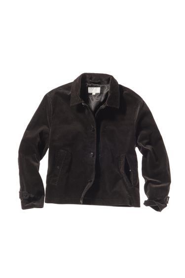 CAZADORA PANA - Negro / Marrón de Zara