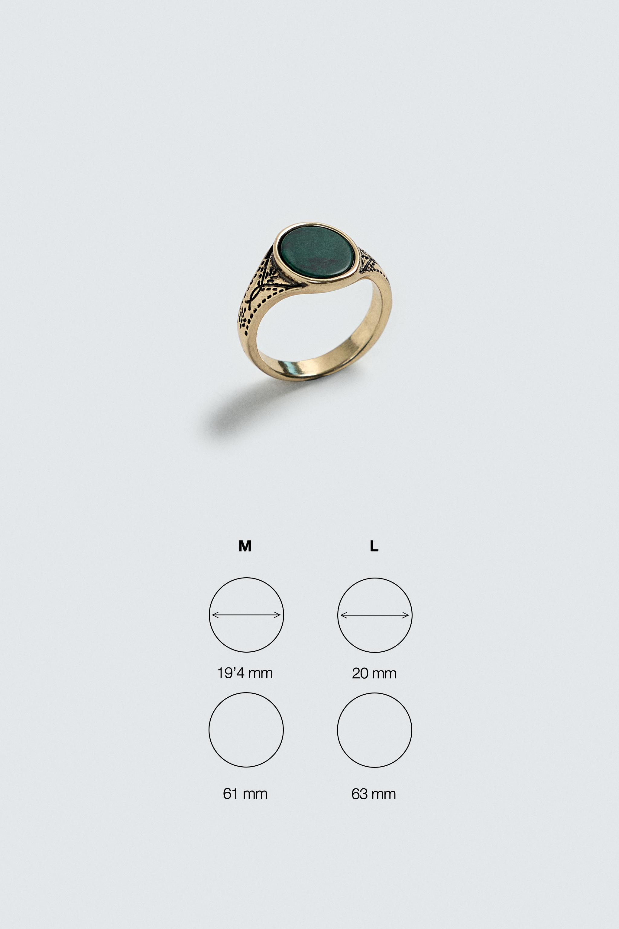 STONE SIGNET RING