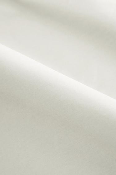 PERCALE FITTED SHEET | 30 CM HIGH (300 THREAD COUNT) - White by Zara - Image 3