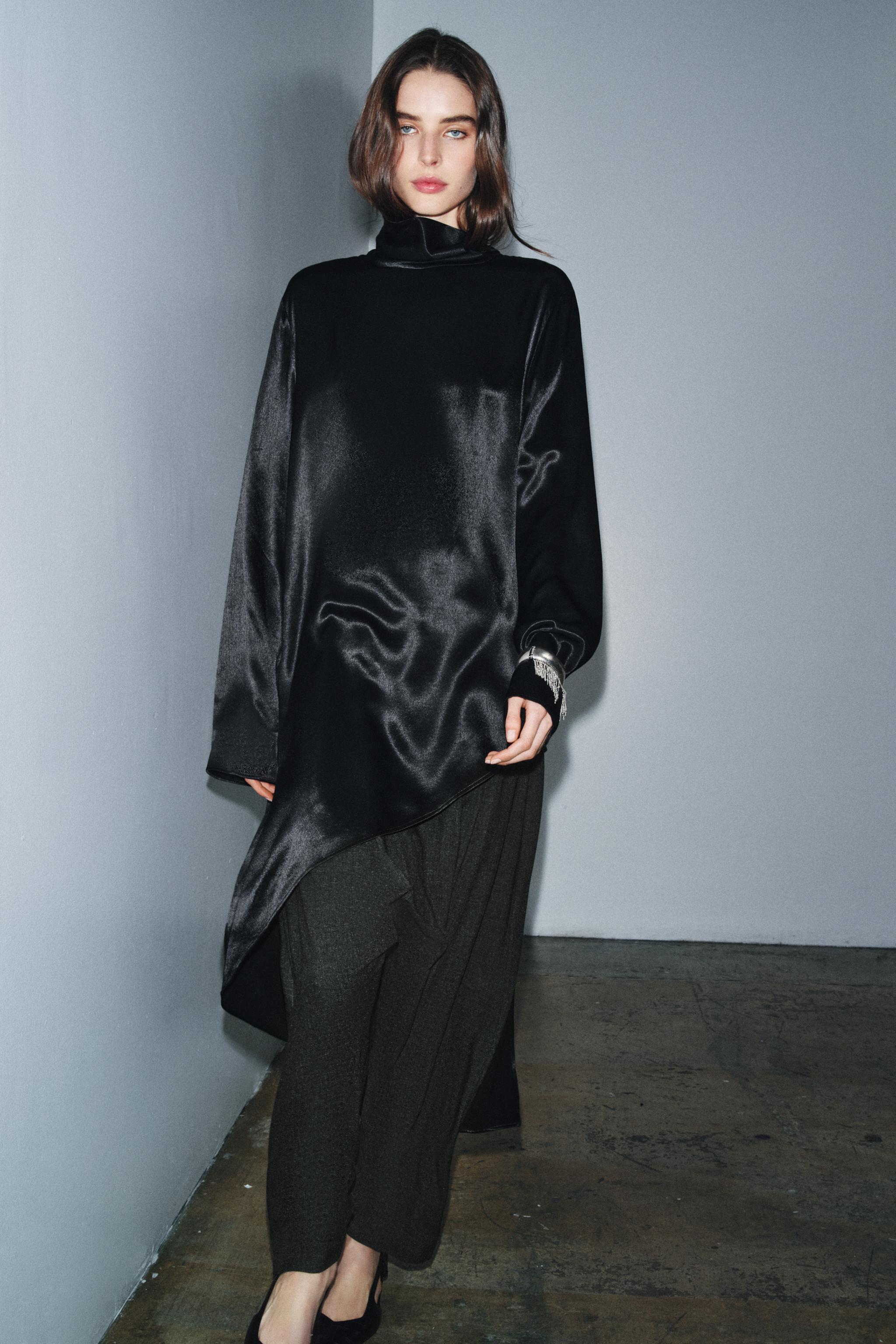 ASYMMETRIC LONG BLOUSE ZW COLLECTION