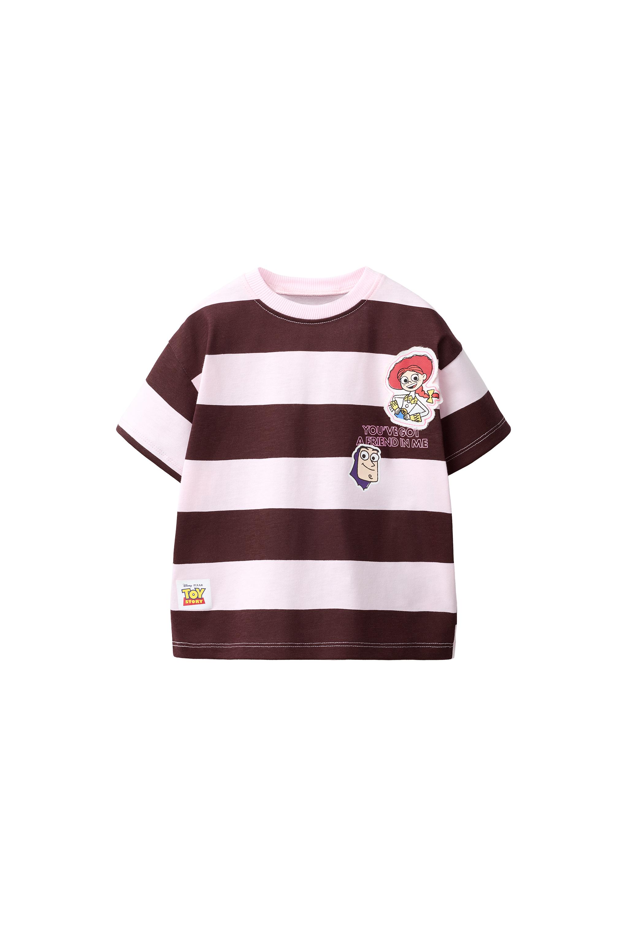 TOY STORY © DISNEY PIXAR STRIPED PATCH T-SHIRT - striped | ZARA Canada