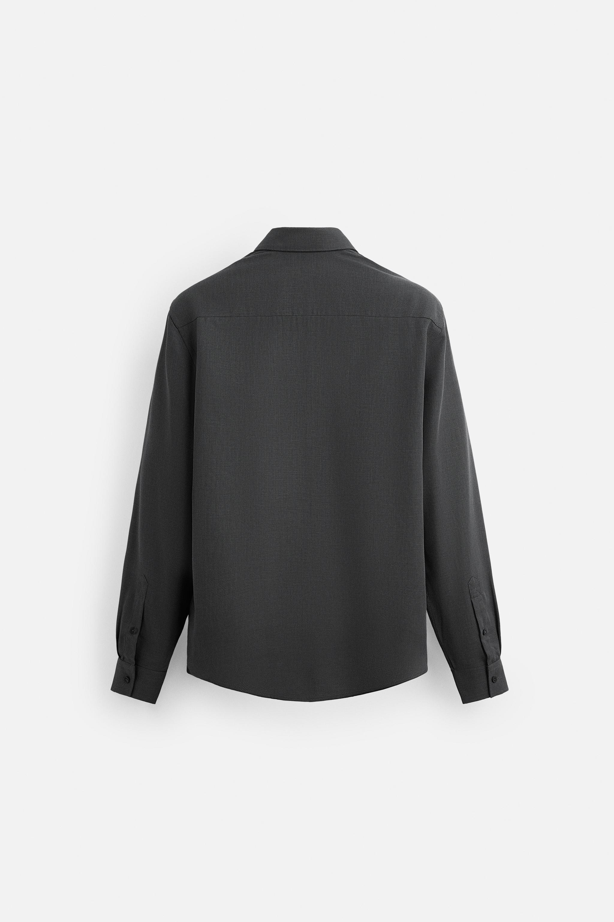 TEXTURED SHIRT - Black | ZARA New Zealand