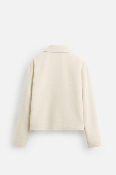SURCHEMISE STRUCTURÉE - Beige de Zara - Image 6
