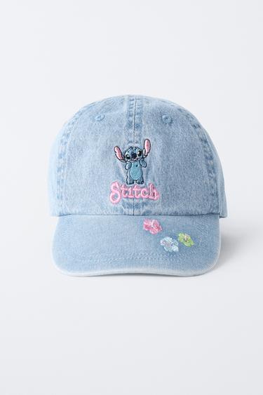 CASQUETTE EN DENIM BRODÉ LILO & STITCH © DISNEY - Bleu de Zara
